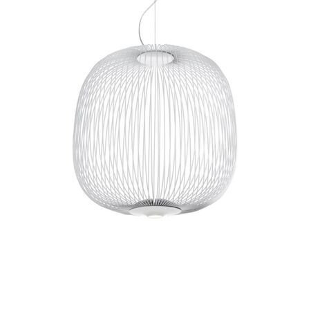 Foscarini  Pendelleuchte Spokes 2 von Foscarini Bluetooth - Casambi App, Weiss, Mittel