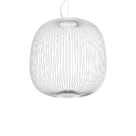 Foscarini  Pendelleuchte Spokes 2 von Foscarini Bluetooth - Casambi App, Weiss, Gross