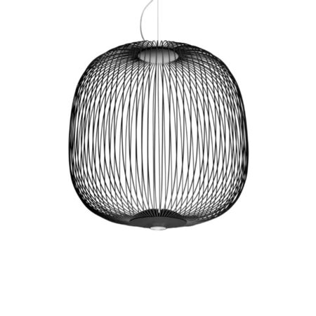 Foscarini  Pendelleuchte Spokes 2 von Foscarini Bluetooth - Casambi App, Schwarz, Gross