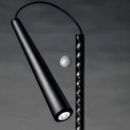 Foscarini Stehleuchte Magneto von Foscarini Schwarz-1