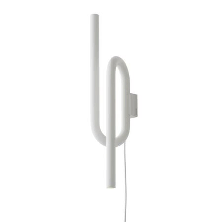 Foscarini Wandleuchte Tobia mit Stecker von Foscarini Weiss