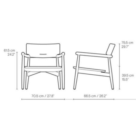 Carl_Hansen_Son_E018_Lounge_Chair_Teak_Untreated_Dimensions