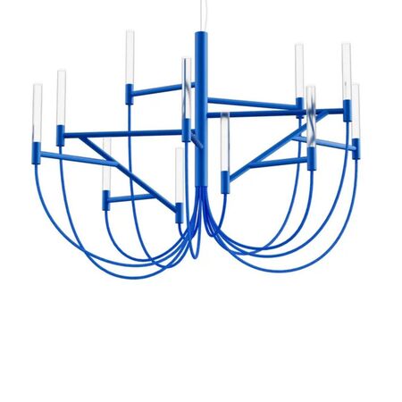 Foscarini Pendelleuchte Allumette von Foscarini Blau, M