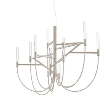 Foscarini Pendelleuchte Allumette von Foscarini Warmes Weiss, M / h. 10 m - Kabel