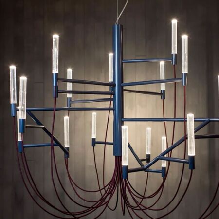 Foscarini Pendelleuchte Allumette von Foscarini Anthrazitgrau, L-1