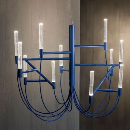 Foscarini Pendelleuchte Allumette von Foscarini Blau, M-1