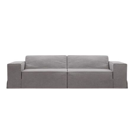 Micadoni MICADONI JODIE 3 Sitzer Sofa Lins - Warm grey