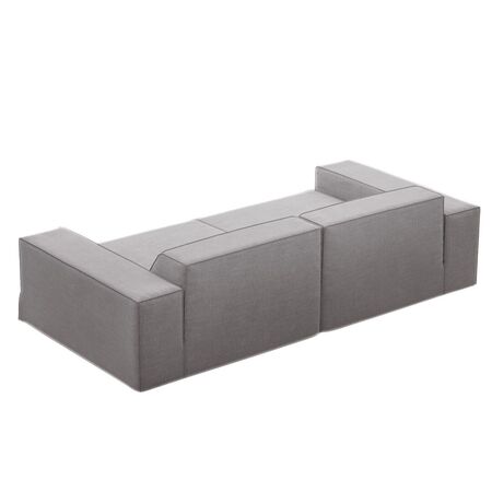 Micadoni MICADONI JODIE 3 Sitzer Sofa Lins - Warm grey