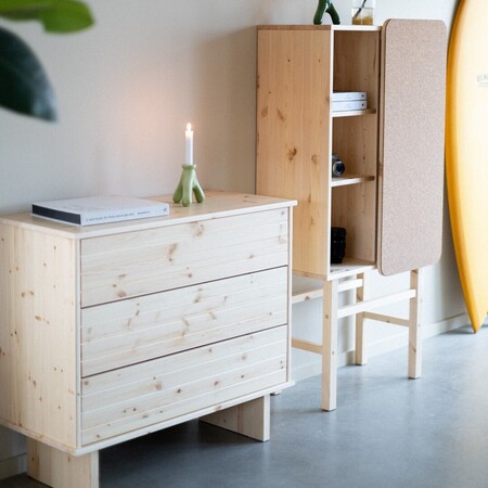 Karup Design Slide Cabinet w.pinboard Klar lackiert 101