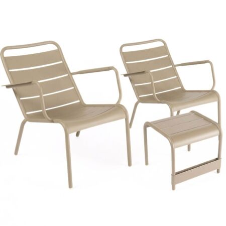 Fermob Tiefer Sessel 'Luxembourg'  Muskat 14