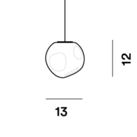 Foscarini Pendelleuchte Hoba von Foscarini   LED Dimmer, Klein-1