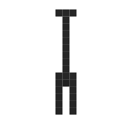 Vitra Panton Cubes von Vitra Chrome, Panton Cubes Giraffe