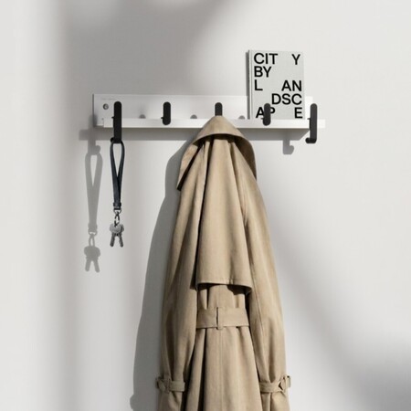 Thut  Garderobe 125 L: 58 cm, Aluminium eloxiert