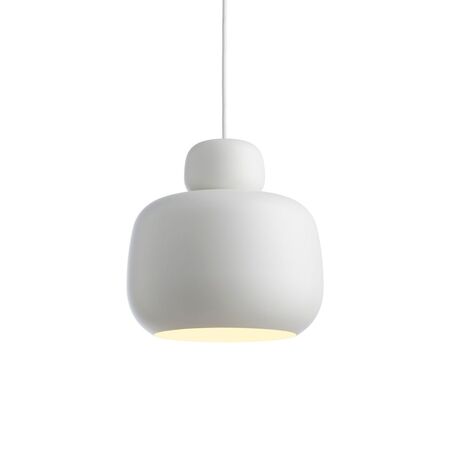 Woud Grosse Pendelleuchte Stone von Woud Weiss