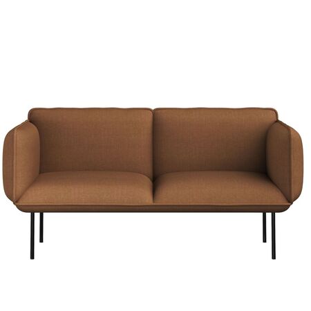 Woud 2-Sitzer Sofa Nakki von Woud Orange 0570 - Ecriture