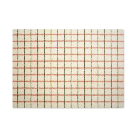 Heymat Fussmatte Grid Lime Candycane von Heymat L: 85 cm / B: 60 cm