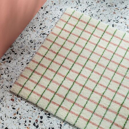 Fussmatte Grid Lime Candycane von Heymat