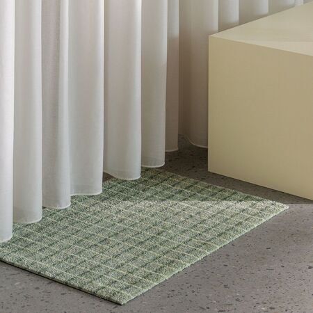 Fussmatte Grid Matcha Lemon von Heymat