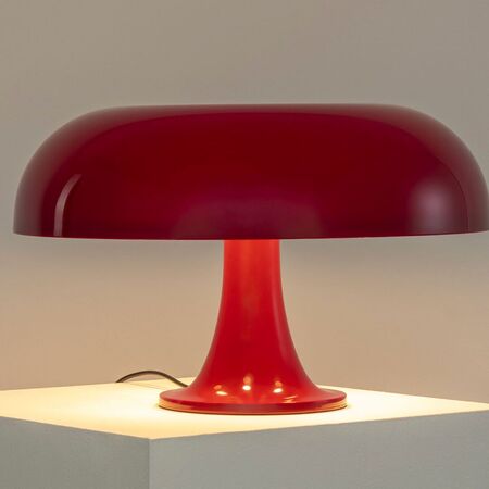 Artemide Tischleuchte Nesso von Artemide   Rubinrot-1