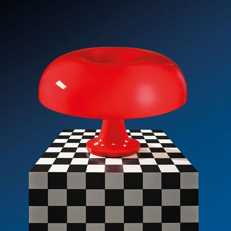 Artemide Tischleuchte Nessino von Artemide  Rot-1