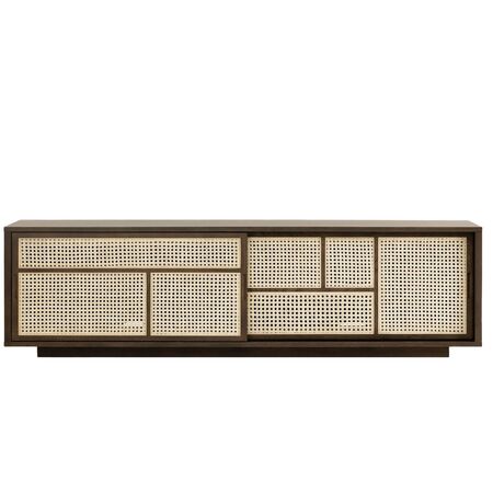 Design House Stockholm Furniture Low Sideboard Air von Design House Stockholm Dunkle Eiche