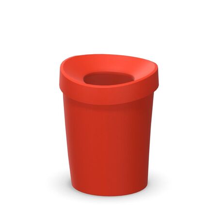 Vitra der 'Happy Bin' von Vitra Rot RE, Klein