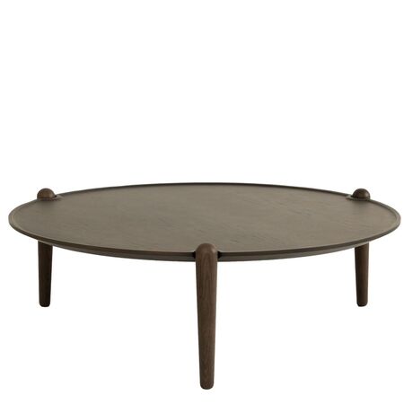 Design House Stockholm Furniture Couchtisch Aria Ø 90 cm von Design House Stockholm H: 30 cm, Dunkle Eiche