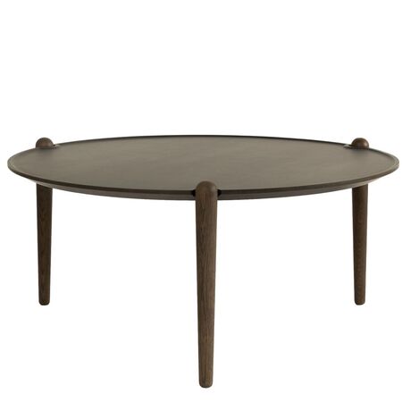 Design House Stockholm Furniture Couchtisch Aria Ø 90 cm von Design House Stockholm H: 42.5 cm, Dunkle Eiche