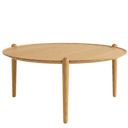 Design House Stockholm Furniture Couchtisch Aria Ø 90 cm von Design House Stockholm H: 42.5 cm, Eiche