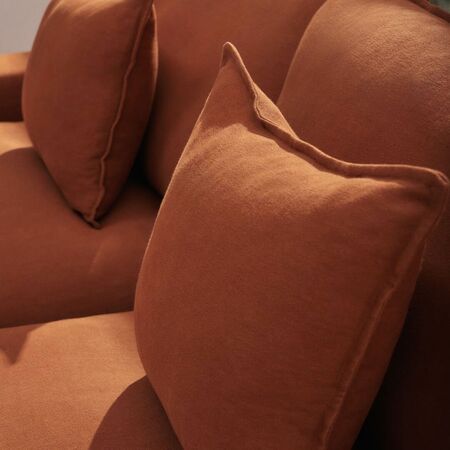 Kave Home Kave Home Anarela - 2-Sitzer Sofa B: 220 cm, Terrakotta