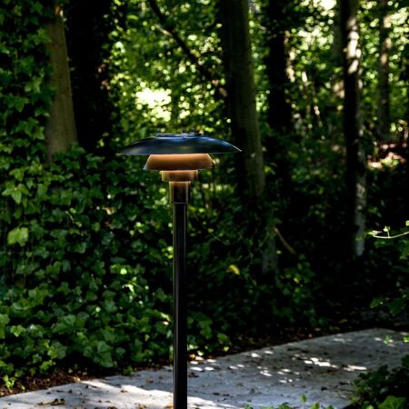 Louis Poulsen  Stehleuchte PH 3-2½ Bollard von Louis Polsen Schwarz, H: 91 cm-1