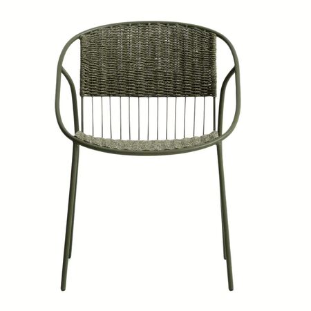 Kave Home Stapelbarer Outdoor-Stuhl Atrani von Kave Home Grün
