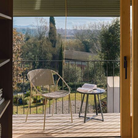 Kave Home Stapelbarer Outdoor-Stuhl Atrani von Kave Home Taupe