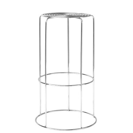&Tradition Barhocker Wire VP16 von &Tradition Hochglanzpolierter Stahl