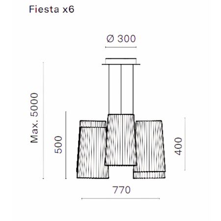 10H10 Pendelleuchte Fiesta 6 von 10H10