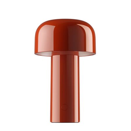 Flos Tischleuchte Bellhop Unplugged von Flos Ziegelrot