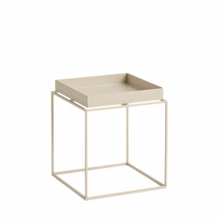 HAY Living Tray Table Warm Beige, B: 30 cm / T: 30 cm / H: 34 cm 