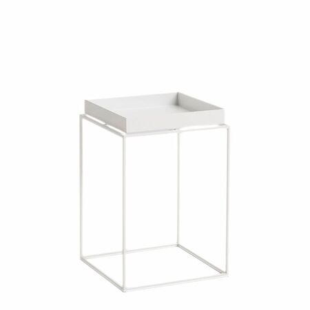 HAY Living Tray Table Weiss, B: 30 cm / T: 30 cm / H: 44 cm