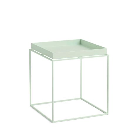 HAY Living Tray Table Soft mint, B: 40 cm / T: 40 cm / H: 44 cm 