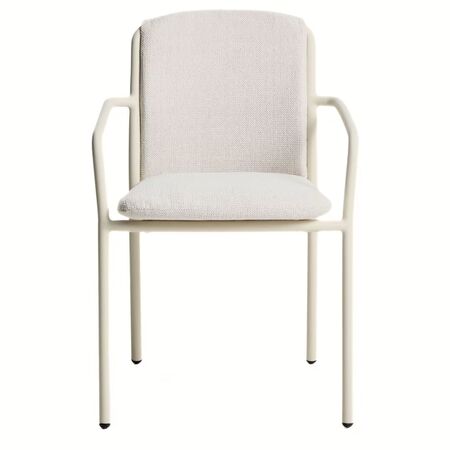 Kave Home Stapelbarer Outdoor Stuhl Linosa von Kave Home Ecru