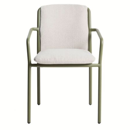 Kave Home Stapelbarer Outdoor Stuhl Linosa von Kave Home Grün