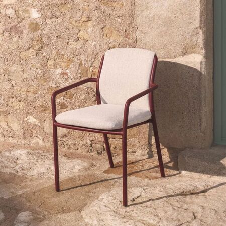Kave Home Stapelbarer Outdoor Stuhl Linosa von Kave Home Rot
