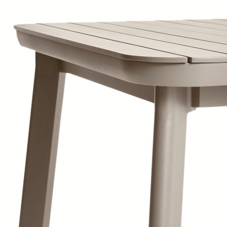 Kave Home Ausziehbarer Outdoor Tisch Izola von Kave Home B: 220 - 280 cm, Taupe