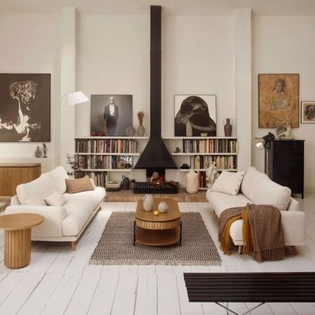 Kave Home 2-Sitzer Sofa Karin in Chenille von Kave Home Beige