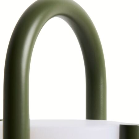 Kave Home Grosse tragbare Tischlampe Leros von Kave Home Grün
