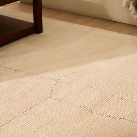 Kave Home Teppich Lisdan von Kave Home L: 230 cm / B: 160 cm, Ecru