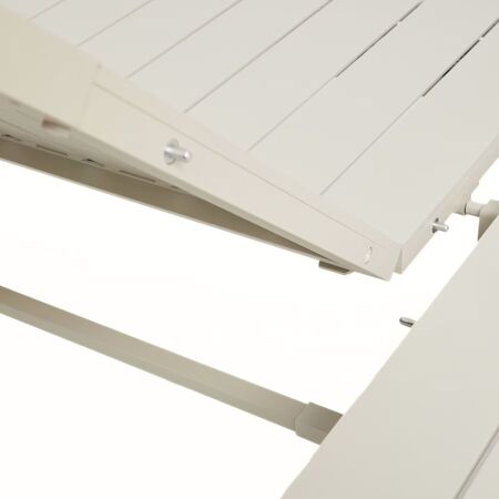 Kave Home Set Ausziehtisch Livorno und 6 Stühle Alimia von Kave Home Ecru / Natur