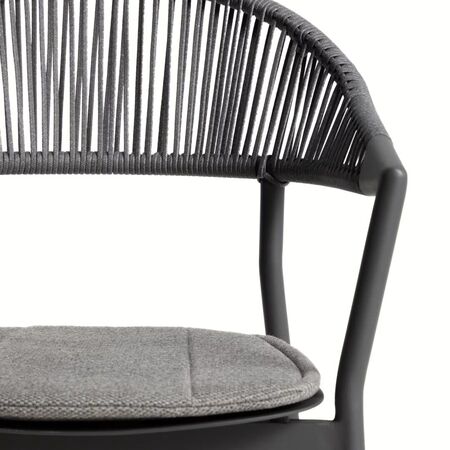 Kave Home Set Ausziehtisch Livorno und 6 Stühle Alimia von Kave Home Taupe