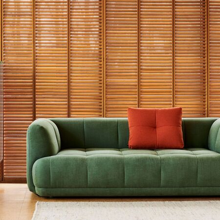 HAY Living Quilton 2 Seater Cream - Turf  