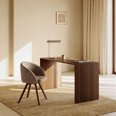 Kave Home Arbeitstisch Litto von Kave Home Nussbaum 